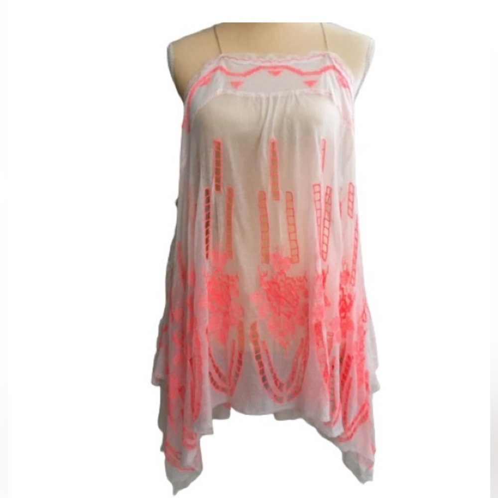 Free People Poncho Tunic Top